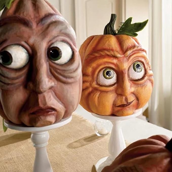 Pumpkin Kingdom Face Decoration Props (6 pieces)