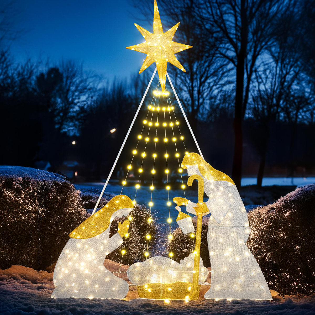 6FT Nativity Scene for Outdoor Christmas Decorations