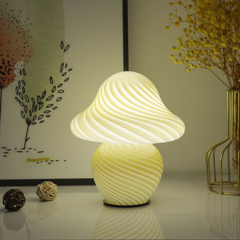 Ordinary Glass Mushroom Lamp