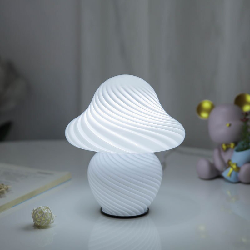 Ordinary Glass Mushroom Lamp