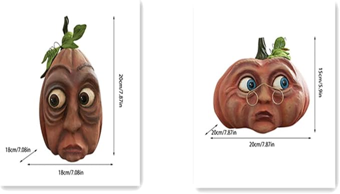 Pumpkin Kingdom Face Decoration Props (6 pieces)