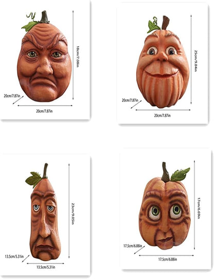 Pumpkin Kingdom Face Decoration Props (6 pieces)