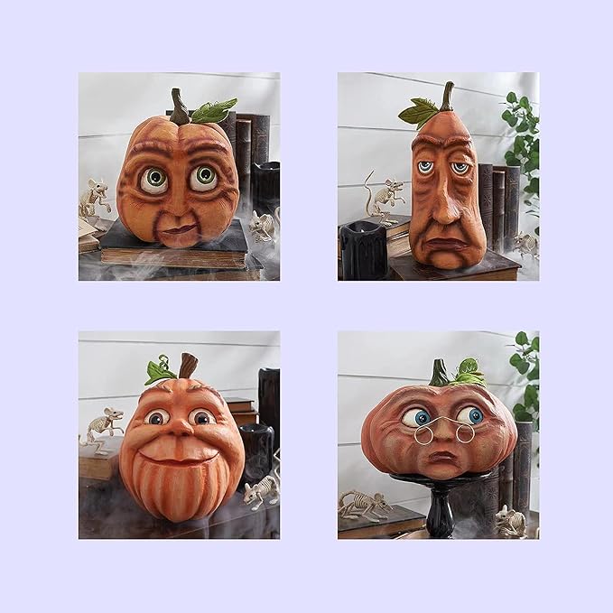 Pumpkin Kingdom Face Decoration Props (6 pieces)
