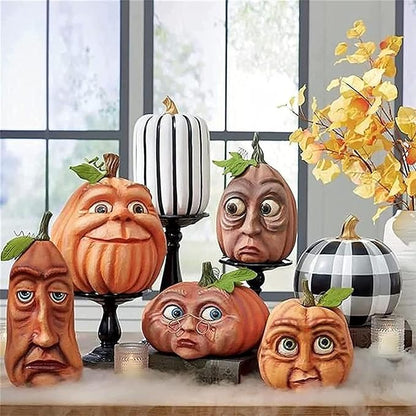 Pumpkin Kingdom Face Decoration Props (6 pieces)