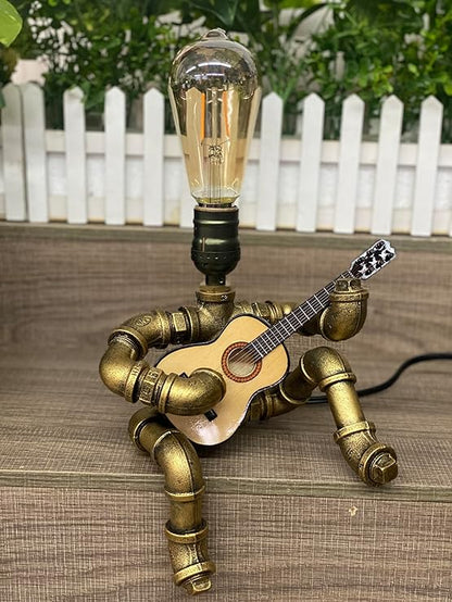Music Guitar Table Lamp Art Decor