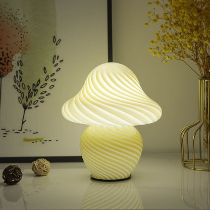 Ordinary Glass Mushroom Lamp