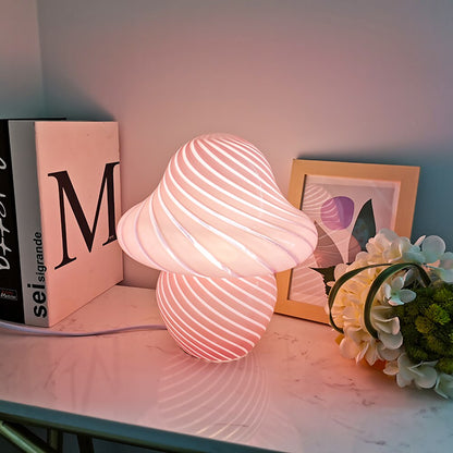 Ordinary Glass Mushroom Lamp