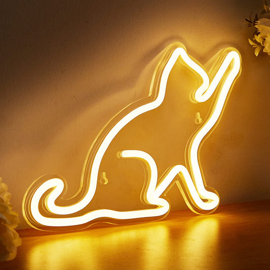 Cat Neon Wall Light