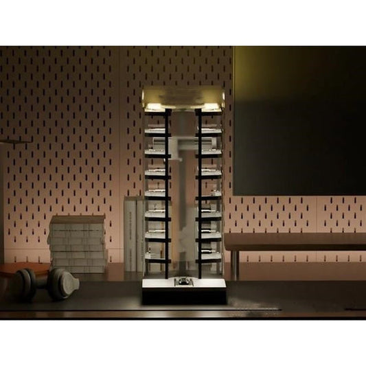 Automotive Elevator Display Cabinet - 14-Car Capacity
